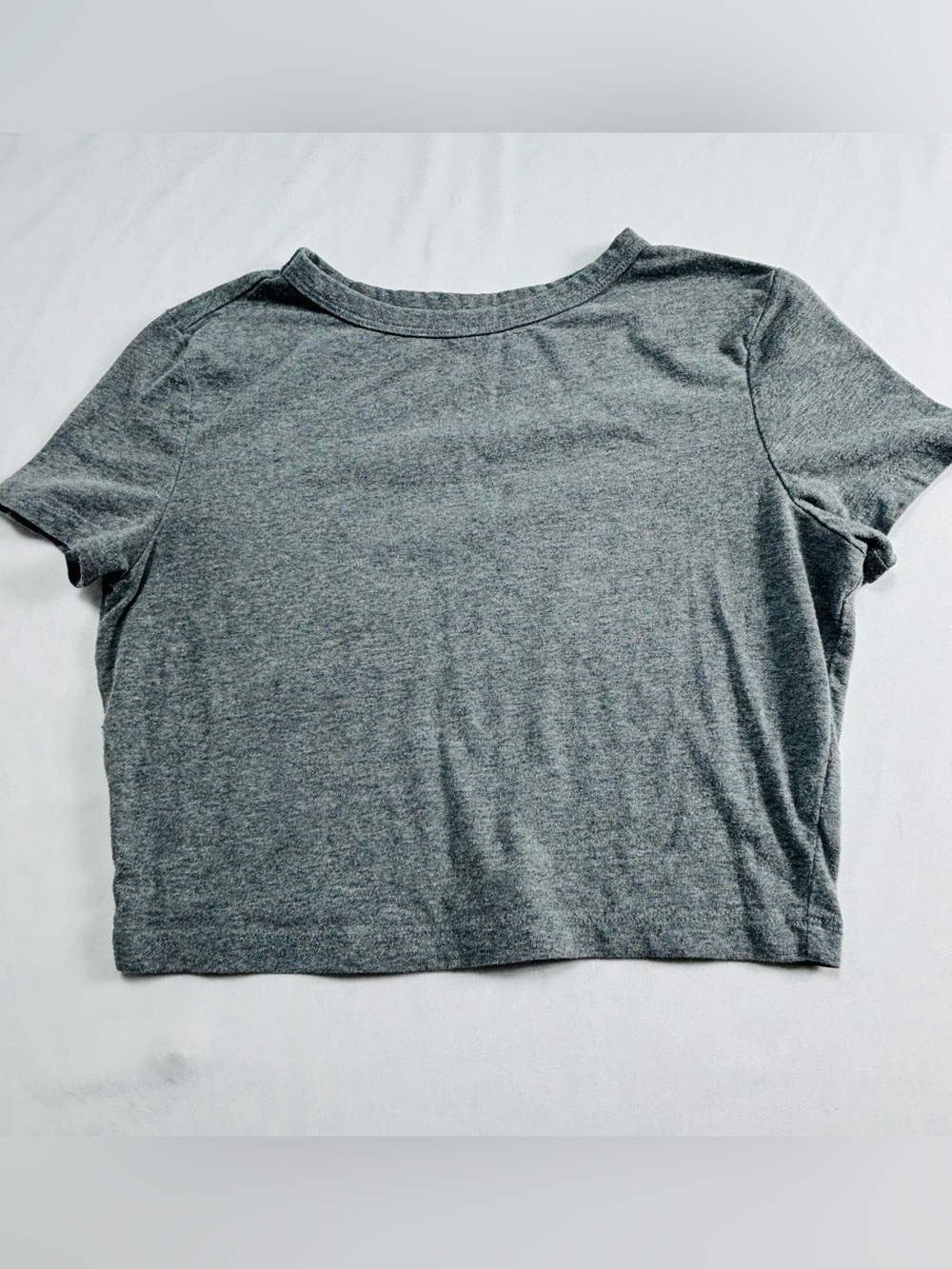 Classic Gray Women's Crewneck Tee - Gray W684